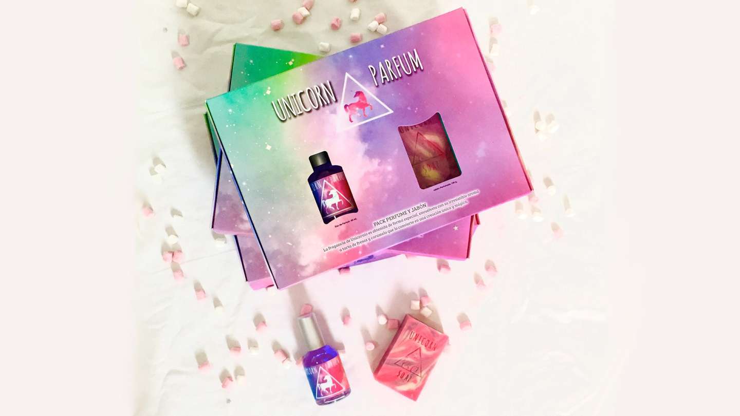 Estuche regalo perfume unicornio