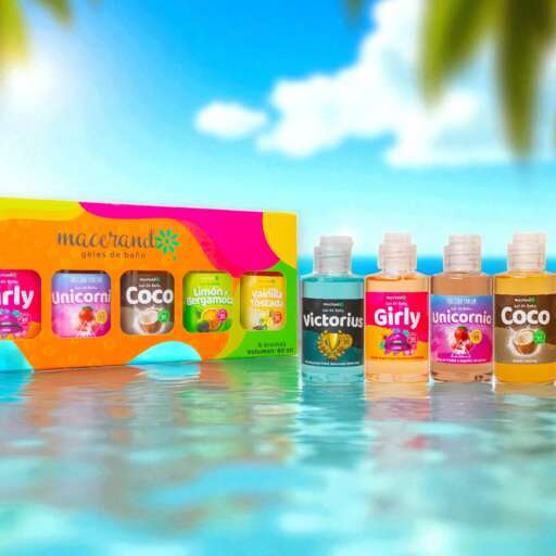 pack 6 mini geles